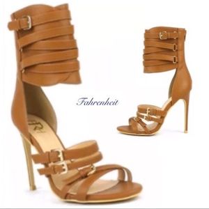 Women's Ankle Cuff fashion Heels Fahrenheit